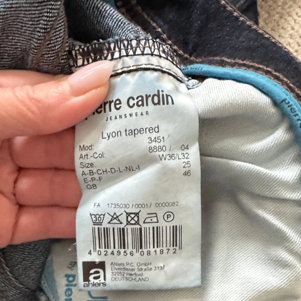 Pierre Cardin Men's Dark Blue Jeans